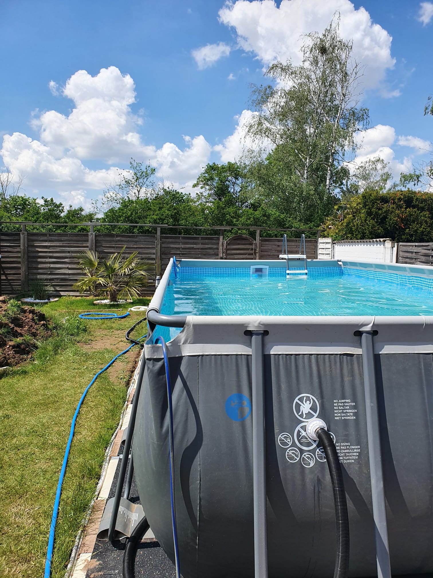 Pool Aufbau 1